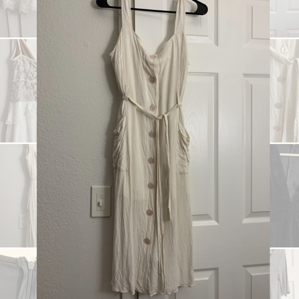 Linen Midi Dress